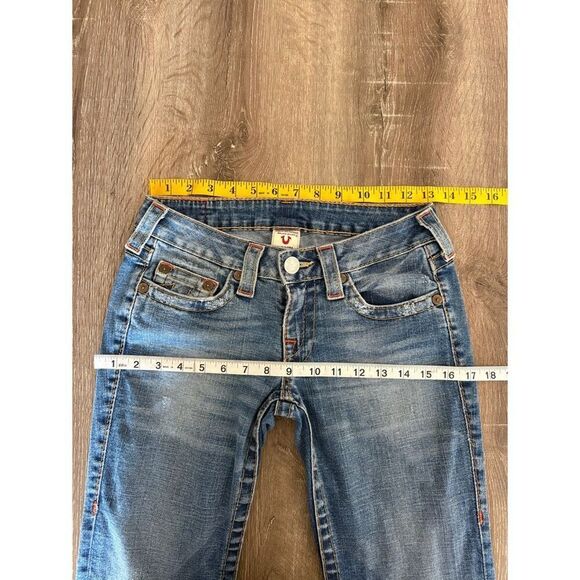 true religion y2k super low rise boot cut jeans - Picture 4 of 7